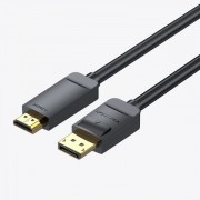 Vention Conversor DisplayPort Macho a HDMI Macho 4K - 2m - Color Negro