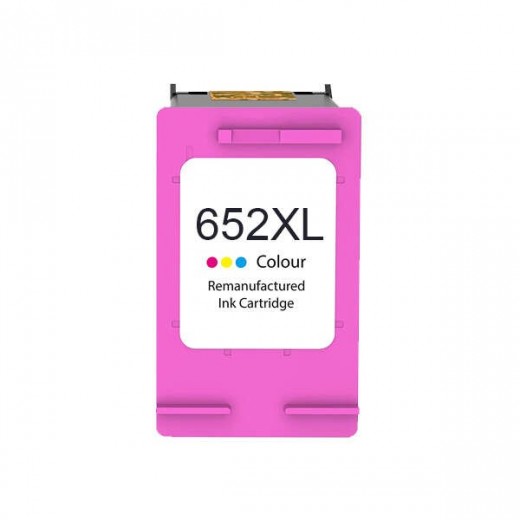 HP 652XL Color Cartucho de Tinta Remanufacturado - Reemplaza F6V24AE