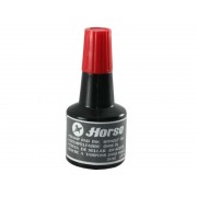 Horse Bote de Tinta para Tampon 30ml - Sin Aceite - Color Rojo