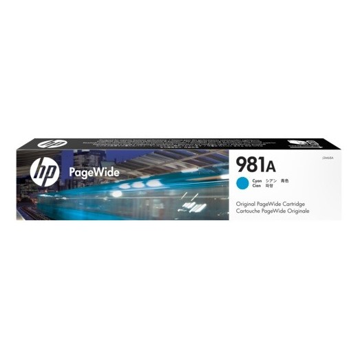 HP J3M68A Cyan Cartucho de Tinta Original - 981A