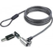 L-Link Cable de Seguridad Nano con Cerradura - Acero Revestido en Vinilo - Compatible con Ranura Nano - Cerradura de LLave