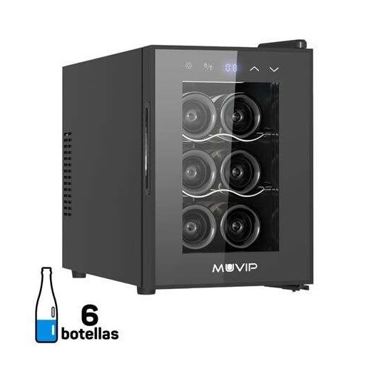 Muvip Vinoteca 6 Botellas - 58W - 39cm