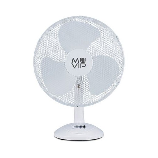 Muvip Ventilador de Sobremesa - 50W - 3 Velocidades - Color Blanco