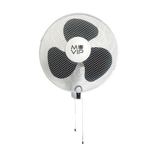 Muvip Ventilador de Pared - 45W - 3 Velocidades - Color Blanco