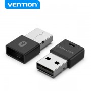 Vention NAHB0 Adaptador USB Bluetooth 5.3 - Audio 24 bits/192 kHz - Emparejamiento 5 dispositivos - Alcance 20m - Color Negro