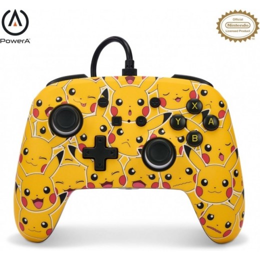 PowerA Mando con Cable Enhanced para Nintendo Switch - Pikachu Moods