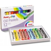 Pentel Oil Pastels Pack de 12 Pasteles Oleo - Blandos