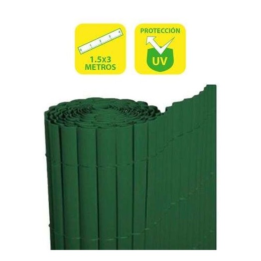 SunGarden Cañizo Plastico Doble Cara 1.5x3m - Color Verde