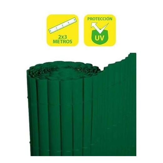 SunGarden Cañizo Plastico Doble Cara 2x3m - Color Verde