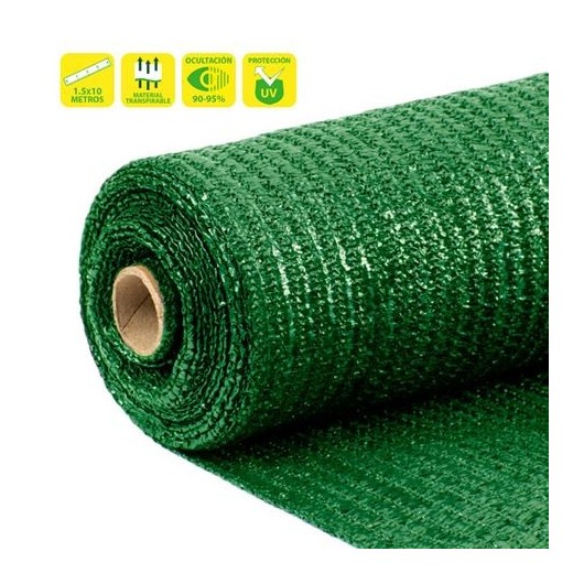 Sungarden Malla de Sombreo 1.5x10m - Color Verde