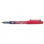 Pilot Rotulador de Punta Fina V-Sign Pen - Punta Fina de 2mm - Trazo de 0.6mm - Color Rojo