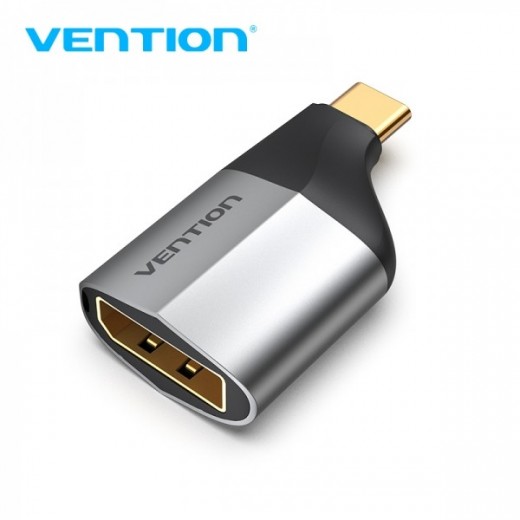 Vention Adaptador USB-C Macho a DisplayPort Hembra - Color Gris