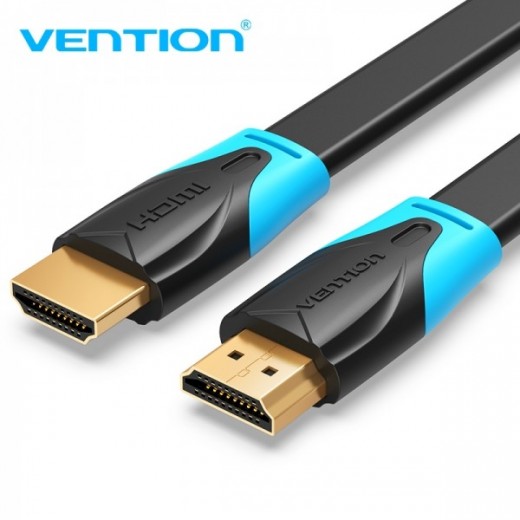 Vention Cable Plano HDMI Macho a HDMI Macho 2.0 4K - 0.75m - Color Negro