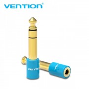 Vention Adaptador Jack 6.5 Macho a Jack 3.5 Hembra - Color Azul