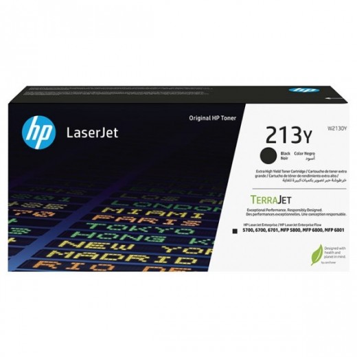 HP W2130Y Negro Cartucho de Toner Original - 213Y