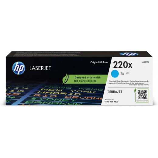 HP W2201X Cyan Cartucho de Toner Original - 220X