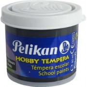 Pelikan Tempera Escolar Frasco 40ml - Facil de Lavar - Ideal para Proyectos Escolares - Color Negro