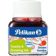 Pelikan Tinta China 523 10ml N.3 - Botella de 10ml - Ideal para Dibujo y Caligrafia - Color Bermellon