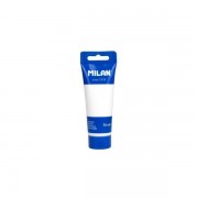 Milan Tubo de Pintura Acrilica 75ml - Pigmentos de Alta Calidad - Mezclable - Color Blanco