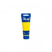 Milan Tubo de Pintura Acrilica 75ml - Pigmentos de Alta Calidad - Mezclable - Color Amarillo