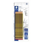 Staedtler Noris 120 Pack de 12 Lapices de Grafito Hexagonales HB - Resistencia a la Rotura - Madera de Bosques Sostenibles