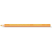 Staedtler Jumbo Noris 128 Lapiz Triangular de Color - Mina de 4mm - Resistencia a la Rotura - Diseño Ergonomico - Color Naranja