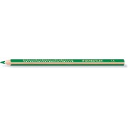 Staedtler Jumbo Noris 128 Lapiz Triangular de Color - Mina de 4mm - Resistencia a la Rotura - Diseño Ergonomico - Color Verde