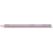 Staedtler Jumbo Noris 128 Lapiz Triangular de Color - Mina de 4mm - Resistencia a la Rotura - Diseño Ergonomico - Color Violeta