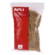 Apli Gomas Elasticas de Caucho Natural - Ø 200 x 10mm - Gran Elasticidad y Resistencia - Contenido 1kg