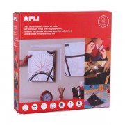 Apli Cinta de Velcro 20 mm x 25 m - Extrafuerte - Resistencia hasta 10Kg - Color Blanco