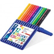 Staedtler Ergosoft 157 Pack de 12 Lapices de Colores - Diseño Ergonomico - Colores Surtidos