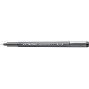 Staedtler Pigment Liner 308 Rotulador Calibrado - Trazo 0.1mm - Secado Rapido - Color Negro