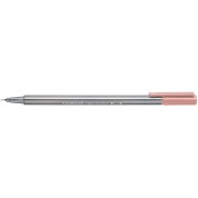 Staedtler Triplus Fineliner 334 Rotulador de Punta Fina - Trazo de 0.3mm - Tinta Base de Agua - Color Rosa Antiguo