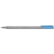 Staedtler Triplus Fineliner 334 Rotulador de Punta Fina - Trazo de 0.3mm - Tinta Base de Agua - Color Azul Cielo