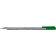 Staedtler Triplus Fineliner 334 Rotulador de Punta Fina - Trazo de 0.3mm - Tinta Base de Agua - Color Verde Savia