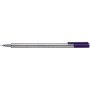 Staedtler Triplus Fineliner 334 Rotulador de Punta Fina - Trazo de 0.3mm - Tinta Base de Agua - Color Violeta Rojizo