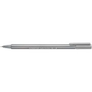 Staedtler Triplus Fineliner 334 Rotulador de Punta Fina - Trazo de 0.3mm - Tinta Base de Agua - Color Gris Plata