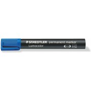 Staedtler Lumocolor 352 Rotulador Permanente - Punta Redonda - Trazo 2mm Aprox - Capuchon con Clip - Secado Rapido - Color Azul