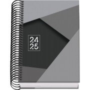 Dohe Tamgram Agenda Escolar Espiral A6 - Dia Pagina - Papel 70g/m2 - Cubierta de Carton Plastificado - Color Negro