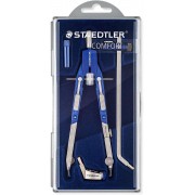 Staedtler Mars 552 02 Compas de Precision - Patas Articuladas - Ajuste Rapido