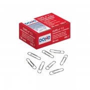 Dohe Pack de 100 Clips Labiados Nº1 1/2 26mm - Niquelados