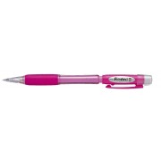 Pentel Fiesta II Portaminas HB 0.5mm con Goma - Incluye 2 Recargas - Grip de Goma - Diseño Ergonomico - Color Rosa