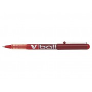 Pilot Boligrafo de Tinta Liquida V Ball 07 Rollerball - Punta de Bola Redonda 0.7mm - Trazo 0.5mm - Color Rojo