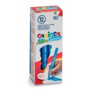 Carioca Jumbo Rotulador - Cuerpo Octogonal Maxi - Tinta Superlavable - Punta Maxi 6mm Bloqueada - Tapa Ventilada - Color Varios