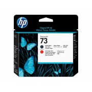 HP CD949A Negro Mate y Rojo Cromatico Cabezal de Impresion Original - 73