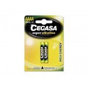 Cegasa Super Alkaline LR8D425 Pack de 2 Pilas AAAA - Alta Tecnologia - Fiabilidad - Elevado Rendimiento - Maximas Prestaciones