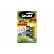 Cegasa Power Glue Pack de 3 Pegamentos Instantaneos 1gr - Color Transparente