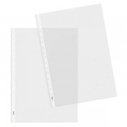 Dohe Basic Plus Pack de 100 Fundas Multitaladro Tamaño Folio 16 Taladros - Polipropileno Rugoso - Calidad Basica Plus