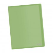 Dohe Carpeta con 10 Fundas A4 - Tapa Flexible de Polipropileno - Fundas Transparentes Soldadas - Color Verde