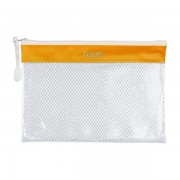 Dohe Bolsa Cremallera PVC - 24x17.5mm - Resistente al Agua - Ideal para Documentos A5